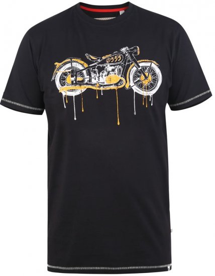 D555 ROCHESTER Printed T-Shirt - Marškinėliai - Marškinėliai - 2XL-14XL