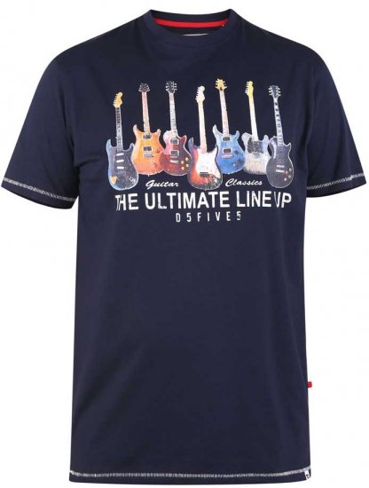D555 PICKEMHAM Printed T-Shirt - Marškinėliai - Marškinėliai - 2XL-14XL