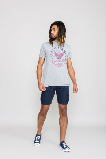 D555 BARTON Printed T-Shirt - Marškinėliai - Marškinėliai - 2XL-14XL