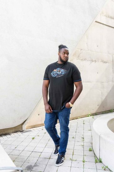 D555 CHINFORD Live To Ride Motorbike T-Shirt - Marškinėliai - Marškinėliai - 2XL-14XL