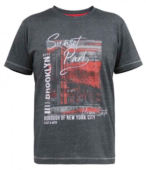 D555 Bramfield Sunset Park Brooklyn Printed T-Shirt - Marškinėliai - Marškinėliai - 2XL-14XL