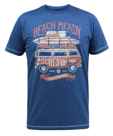 D555 Tavistock Official VW Surf'S Up Printed T-Shirt - Marškinėliai - Marškinėliai - 2XL-14XL