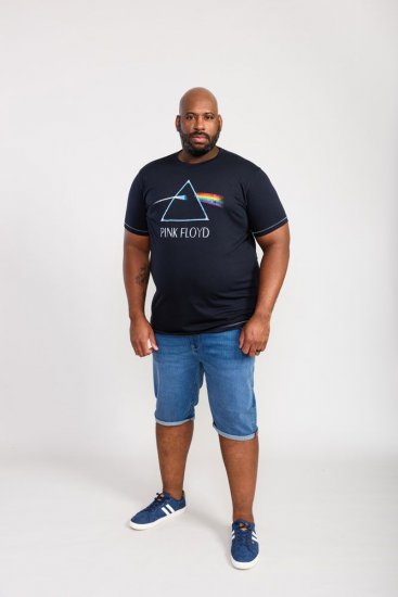 D555 Eclipse Official Pink Floyd Printed Crew Neck T-Shirt - Marškinėliai - Marškinėliai - 2XL-14XL