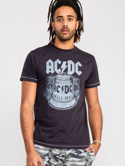D555 Highway Official AC/DC Hells Bells Printed T- Shirt - Marškinėliai - Marškinėliai - 2XL-14XL