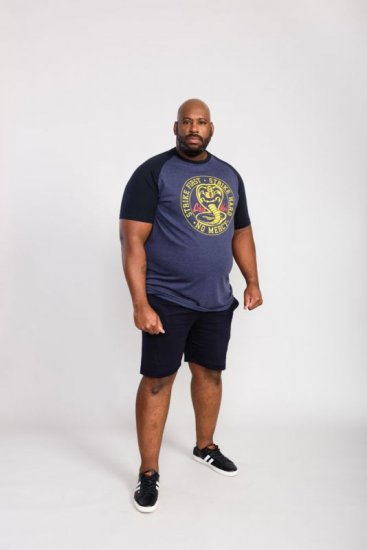 D555 Steeple Official Cobra Kai Printed T-Shirt - Marškinėliai - Marškinėliai - 2XL-14XL