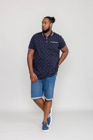 D555 SWINDON Print Polo Shirt - Polo marškinėliai - Polo marškinėliai - 2XL-8XL