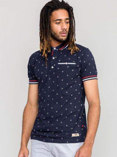 D555 SWINDON Print Polo Shirt - Polo marškinėliai - Polo marškinėliai - 2XL-8XL