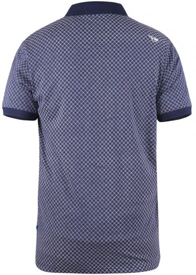 D555 AXFORD Print Polo Shirt - Polo marškinėliai - Polo marškinėliai - 2XL-8XL