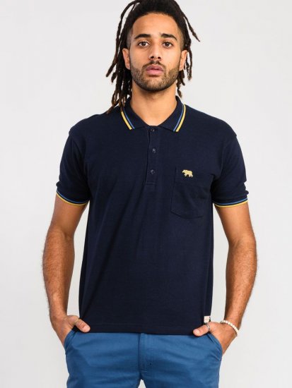 D555 Hamford Pique Polo Shirt Navy - Polo marškinėliai - Polo marškinėliai - 2XL-8XL