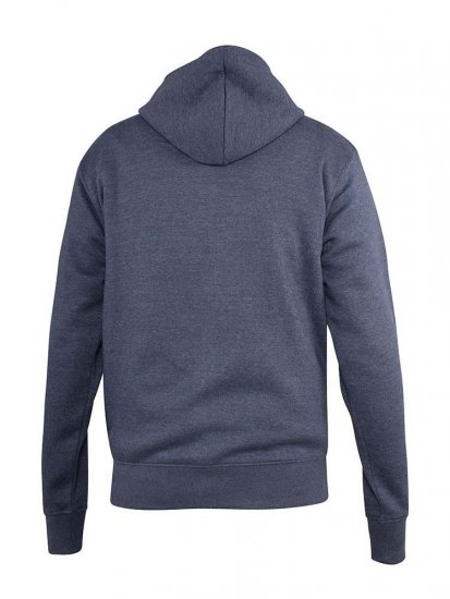 D555 Orchid Chest Printed Zip Through Hoody Denim Blue - Megztiniai ir džemperiai - Megztiniai ir Džemperiai - 2XL-14XL