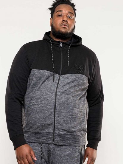 D555 Finnley Couture Hoody With Chest Embroidery Black - Megztiniai ir džemperiai - Megztiniai ir Džemperiai - 2XL-14XL