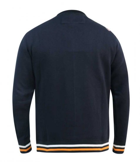 D555 Marlow Printed Crew Neck Sweatshirt Navy - Megztiniai ir džemperiai - Megztiniai ir Džemperiai - 2XL-14XL