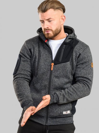 D555 Crofton Hoodie With Sherpa Lining - Megztiniai ir džemperiai - Megztiniai ir Džemperiai - 2XL-14XL
