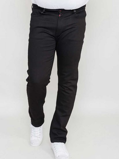 Duke Balfour Relaxed Comfort Fit Stretch Jeans With Elasticated Waist Black - Džinsai ir kelnės - Džinsai ir Kelnės - W40-W70