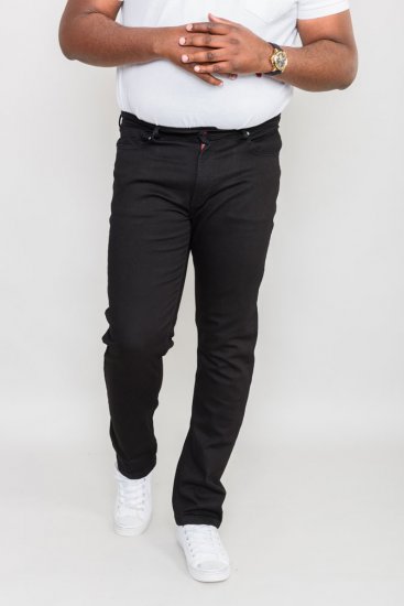 Duke Balfour Relaxed Comfort Fit Stretch Jeans With Elasticated Waist Black - Džinsai ir kelnės - Džinsai ir Kelnės - W40-W70