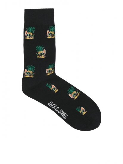 Jack & Jones Pineapple Skulls Kojinės Juoda 3-pack - Apatinis trikotažas ir plaukimo apranga - Apatinis trikotažas - 2XL-8XL
