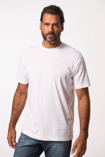 JP1880 702558 Marškinėliai apvalia apykakle Balta - Marškinėliai - Marškinėliai - 2XL-14XL