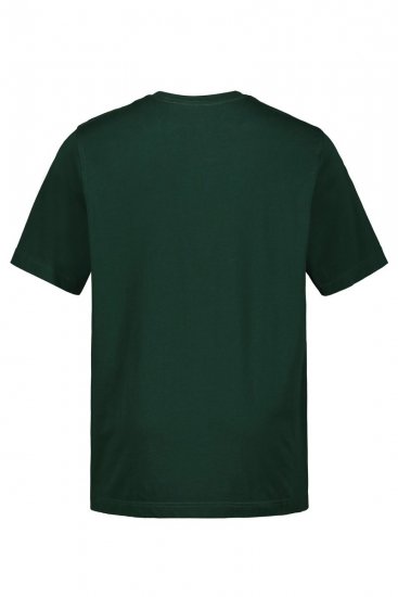 JP1880 702558 Marškinėliai apvalia apykakle Tamsiai žalia - Marškinėliai - Marškinėliai - 2XL-14XL