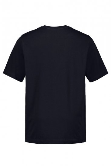 JP1880 702558 Marškinėliai apvalia apykakle Tamsiai mėlyna - Marškinėliai - Marškinėliai - 2XL-14XL