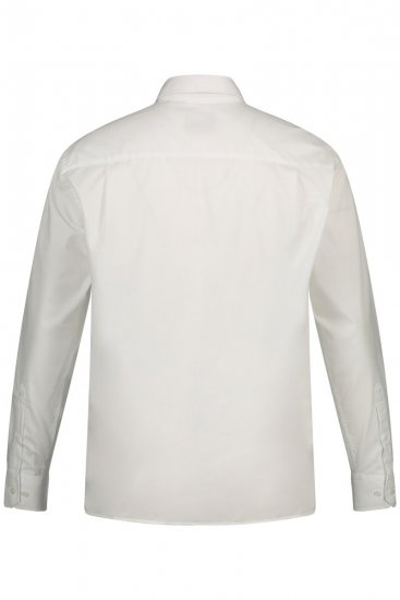 JP1880 703633 Dalykiniai marškiniai ilgomis rankovėmis Balta - Marškiniai - Marškiniai - 2XL-8XL