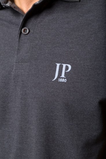 JP1880 704317 Polo marškinėliai 2 vnt. Tamsiai pilka - Polo marškinėliai - Polo marškinėliai - 2XL-8XL