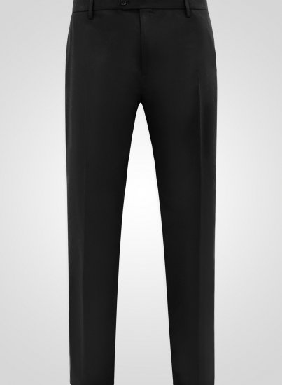 D555 Ted 4 Way Stretch Tailored Trouser Juoda - Kostiumai ir švarkai - Didelio dydžio kostiumai ir švarkai