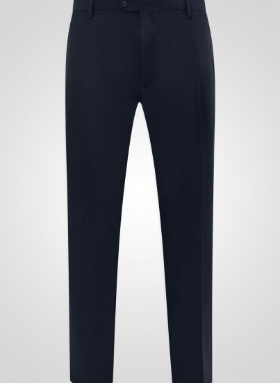 D555 Ted 4 Way Stretch Tailored Trouser Tamsiai mėlyna - Kostiumai ir švarkai - Didelio dydžio kostiumai ir švarkai