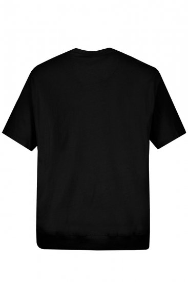 JP1880 712616 Marškinėliai su pilvo kirpimu Juoda - Marškinėliai - Marškinėliai - 2XL-14XL