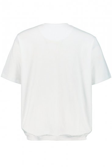JP1880 712616 Marškinėliai su pilvo kirpimu Balta - Marškinėliai - Marškinėliai - 2XL-14XL