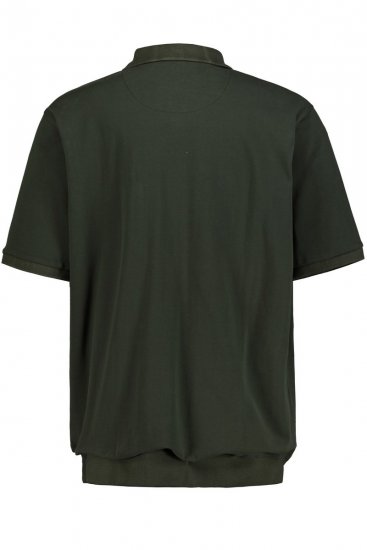 JP1880 712617 Polo marškinėliai su pilvo kirpimu Tamsiai alyvuogių - Polo marškinėliai - Polo marškinėliai - 2XL-8XL