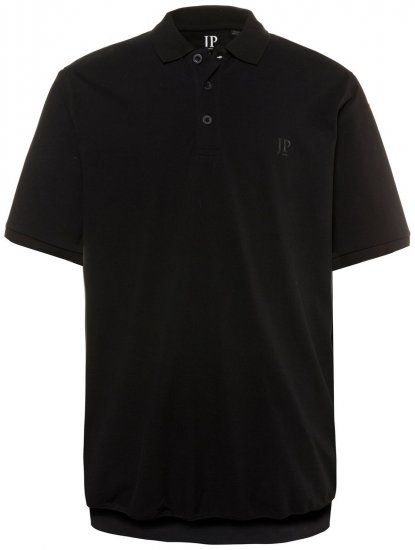 JP1880 712617 Polo marškinėliai su pilvo kirpimu Juoda - Polo marškinėliai - Polo marškinėliai - 2XL-8XL