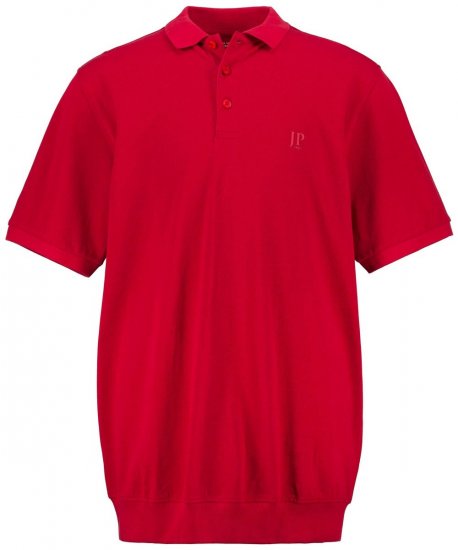 JP1880 712617 Polo marškinėliai su pilvo kirpimu Čili raudona - Polo marškinėliai - Polo marškinėliai - 2XL-8XL