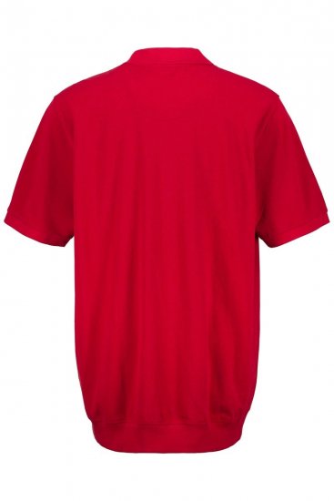 JP1880 712617 Polo marškinėliai su pilvo kirpimu Čili raudona - Polo marškinėliai - Polo marškinėliai - 2XL-8XL