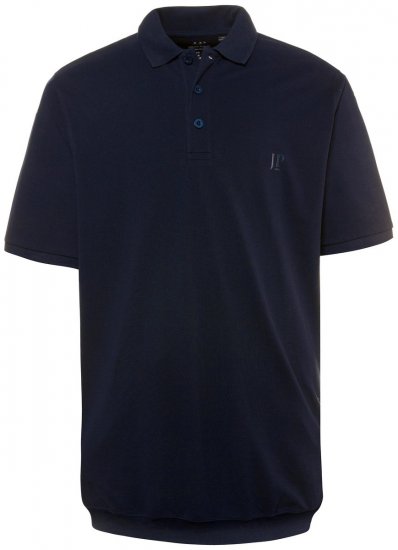 JP1880 712617 Polo marškinėliai su pilvo kirpimu Tamsiai mėlyna - Polo marškinėliai - Polo marškinėliai - 2XL-8XL