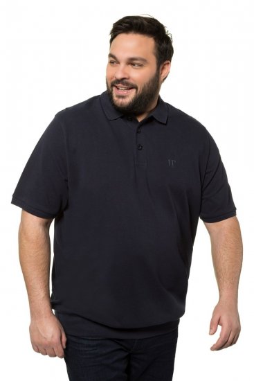 JP1880 712617 Polo marškinėliai su pilvo kirpimu Tamsiai mėlyna - Polo marškinėliai - Polo marškinėliai - 2XL-8XL