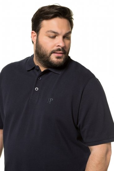 JP1880 712617 Polo marškinėliai su pilvo kirpimu Tamsiai mėlyna - Polo marškinėliai - Polo marškinėliai - 2XL-8XL