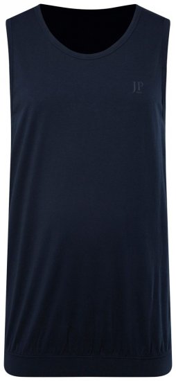 JP1880 719783 Berankoviai marškinėliai su pilvo kirpimu Tamsiai mėlyna - Marškinėliai - Marškinėliai - 2XL-14XL