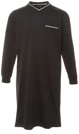 JP1880 721331 Naktiniai marškiniai ilgomis rankovėmis Juoda - Apatinis trikotažas ir plaukimo apranga - Apatinis trikotažas - 2XL-8XL