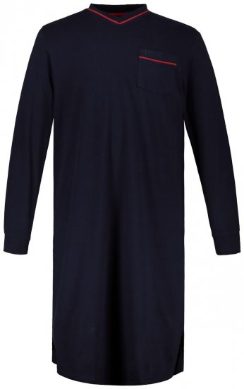 JP1880 721331 Naktiniai marškiniai ilgomis rankovėmis Tamsiai mėlyna - Apatinis trikotažas ir plaukimo apranga - Apatinis trikotažas - 2XL-8XL