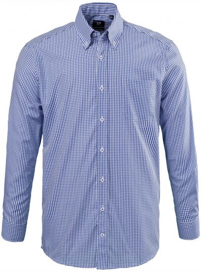 JP1880 722859 Languoti marškiniai ilgomis rankovėmis Šviesiai mėlyna - Marškiniai - Marškiniai - 2XL-8XL