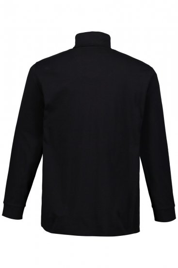 JP1880 723303 Golfas ilgomis rankovėmis Juoda - Megztiniai ir džemperiai - Megztiniai ir Džemperiai - 2XL-14XL