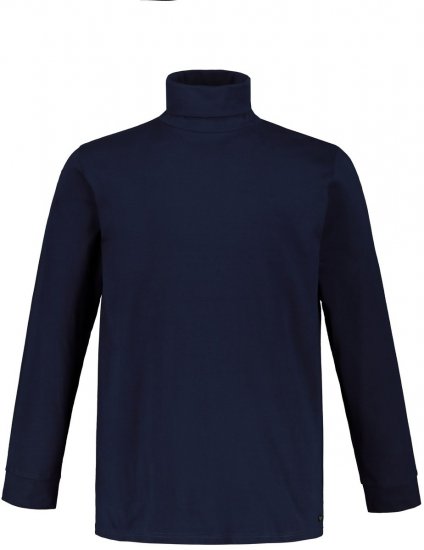 JP1880 723303 Golfas ilgomis rankovėmis Tamsiai mėlyna - Megztiniai ir džemperiai - Megztiniai ir Džemperiai - 2XL-14XL