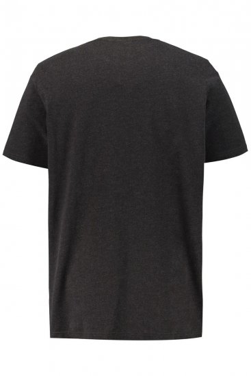 JP1880 726695 Henley marškinėliai Tamsiai pilka - Marškinėliai - Marškinėliai - 2XL-14XL