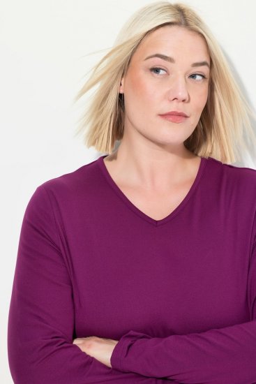 Ulla Popken 751623 Greitai džiūstantys slidinėjimo marškinėliai Rožinė - Slidinėjimo apranga - 