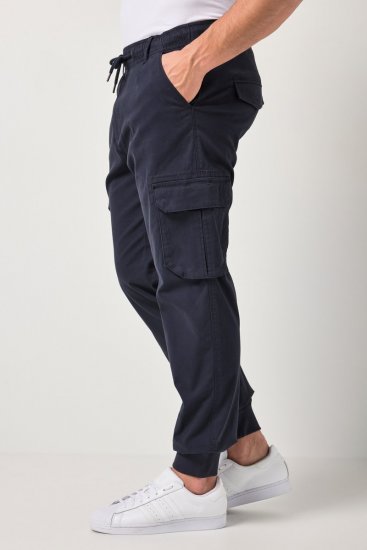 JP1880 Stretchy FLEXNAMIC Cargo Pants Navy - Didelių dydžių Cargo stiliaus kelnės vyrams - Didelių dydžių Cargo stiliaus kelnės vyrams