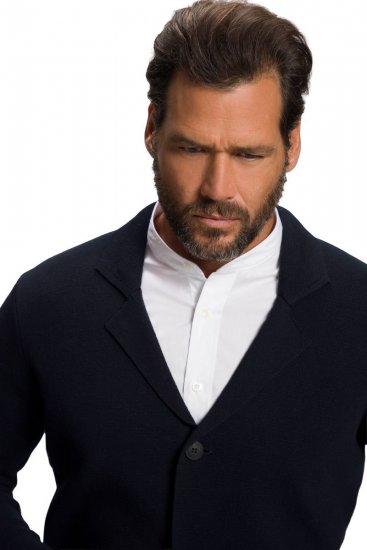 JP1880 Jacket Business Flexnamic Milano Navy - Kostiumai ir švarkai - Didelio dydžio kostiumai ir švarkai