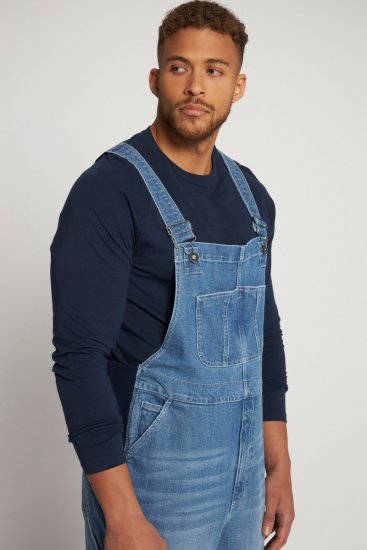 JP1880 Dungarees Denim Adjustable Straps Blue - Džinsai ir kelnės - Džinsai ir Kelnės - W40-W70