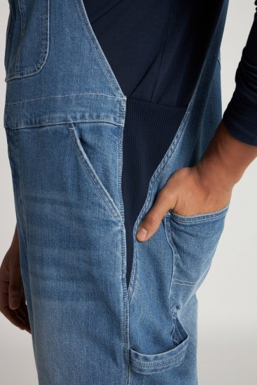 JP1880 Dungarees Denim Adjustable Straps Blue - Džinsai ir kelnės - Džinsai ir Kelnės - W40-W70