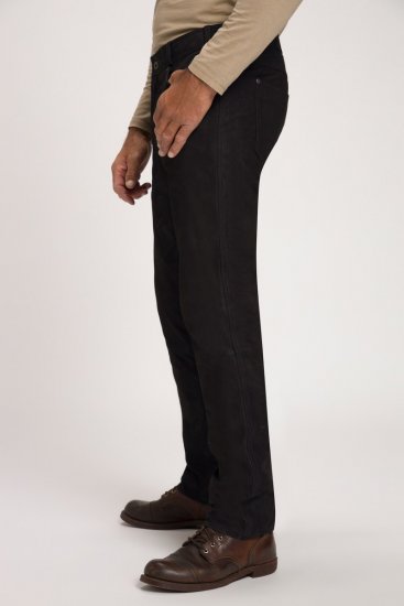 JP1880 Leather Pants Regular Fit Buffalo Nubuck Black - Džinsai ir kelnės - Džinsai ir Kelnės - W40-W70