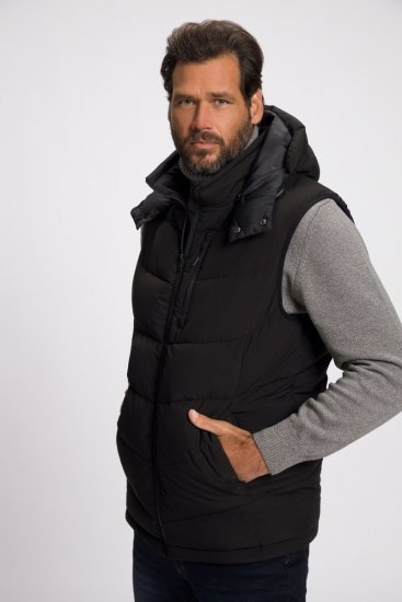 JP1880 Quilted Gilet DownTouch Padding Black - Didelės vyriškos striukės - Didelės vyriškos striukės